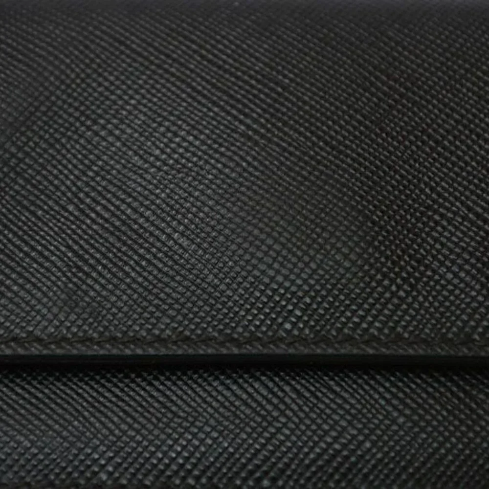 Prada Card Case Coin Case Business Card Holder Logo Leather Nero Black - Picture 5 of 8